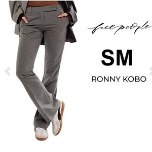 BNWT Free People X Ronny Kobo Mid Rise Trousers